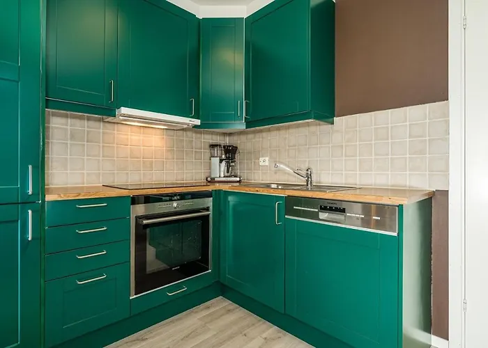 Apartamento Sentrum, Terrasse Og Innendors Parkering *